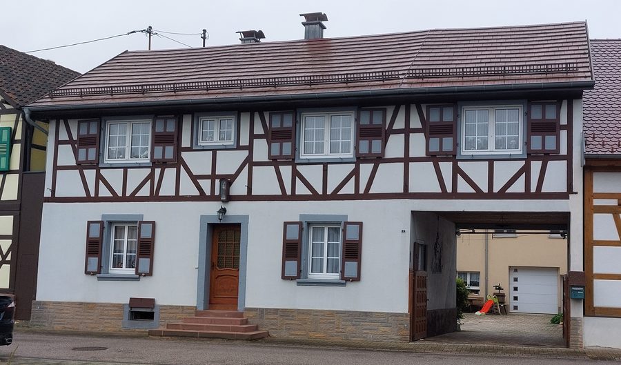 Casa a graticcio al 2 Route du Rhin a Mothern