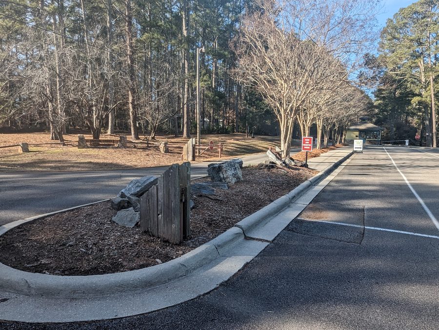 Little Shoal Creek Public Use Area sul Lake Lanier in Georgia
