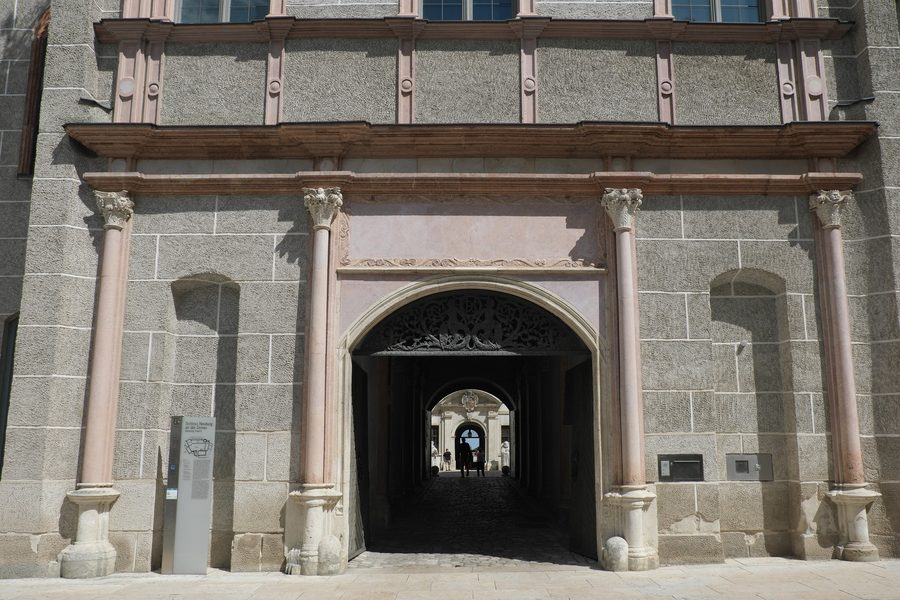 Castello di Neuburg an der Donau nel circondario dell’Alta Baviera di Neuburg-Schrobenhausen