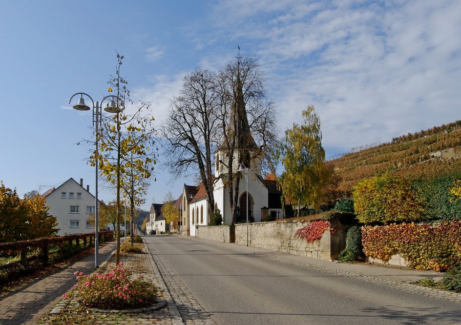 Il villaggio di Hohenstein nel Baden-Württemberg