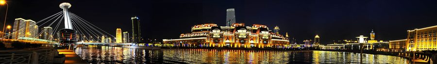 Tianjin lungo il fiume Haihe e nel contesto urbano