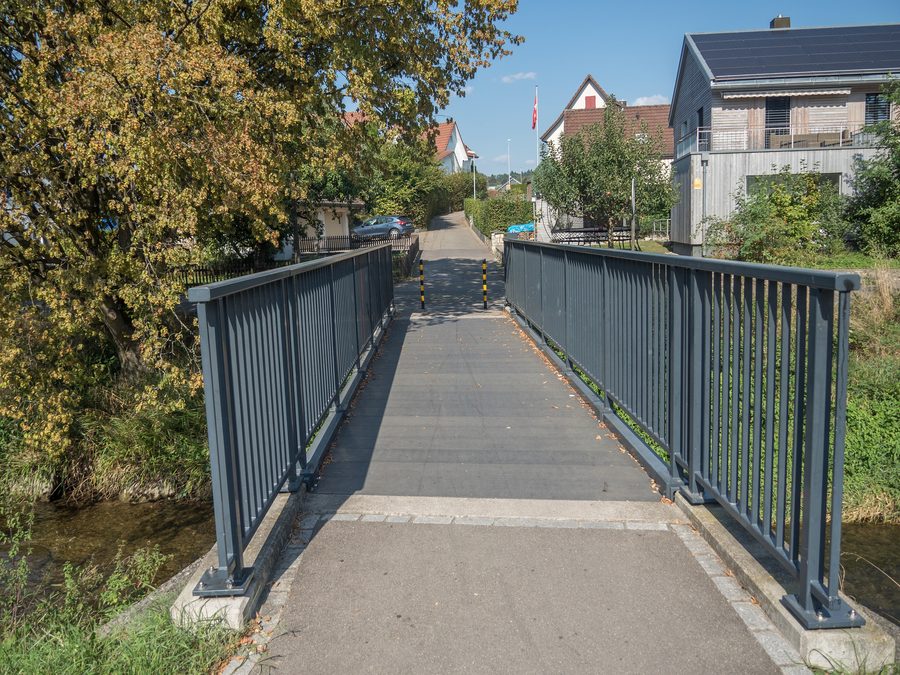 Passerella pedonale sulla Bünz a Wohlen, nel cantone Argovia