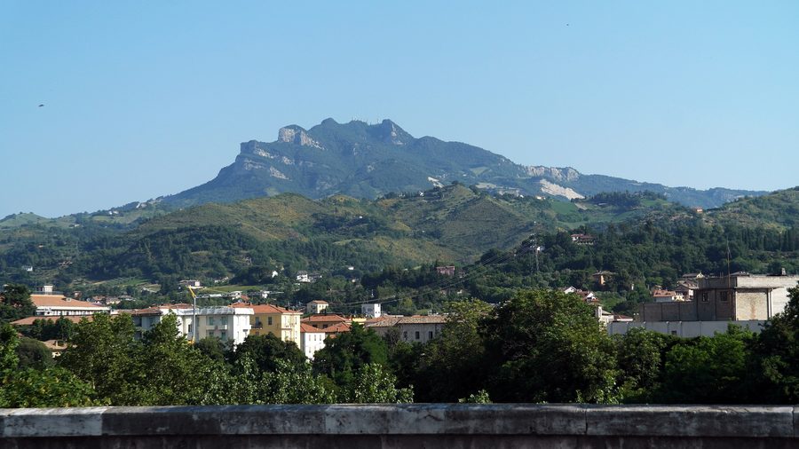 Vista panoramica di Ascoli Piceno nella regione italiana delle Marche