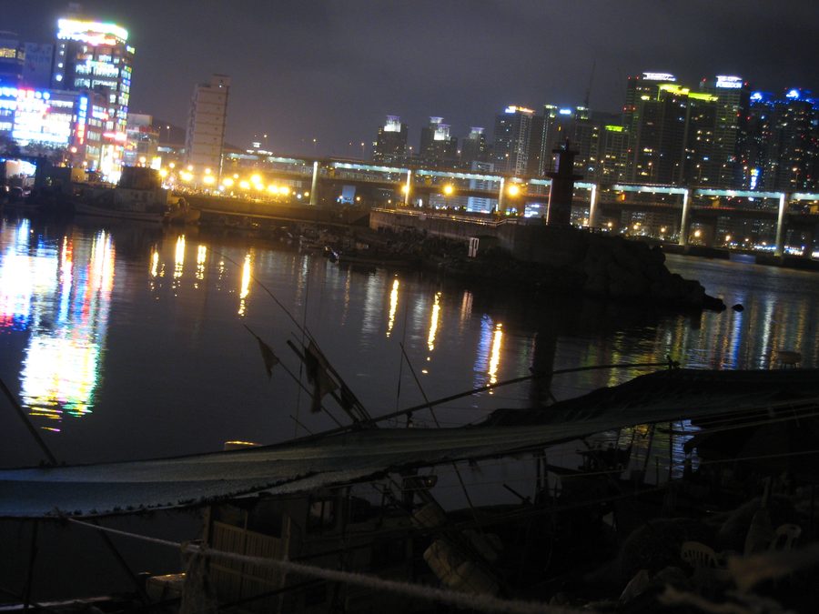 Porto di pesca a Busan, Corea del Sud