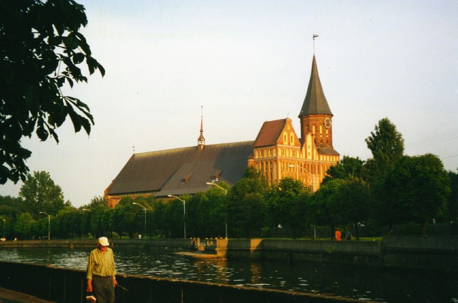La Cattedrale di Königsberg sull’isola di Kneiphof a Kaliningrad.