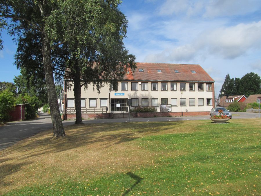 Biblioteca di Mölltorp nel comune di Karlsborg, Svezia