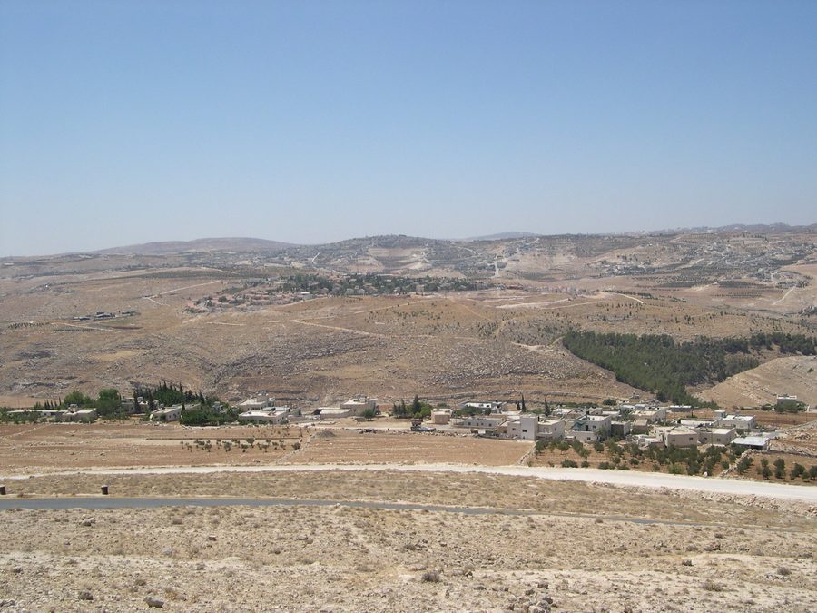 Vista dall’Erodio sul paesaggio