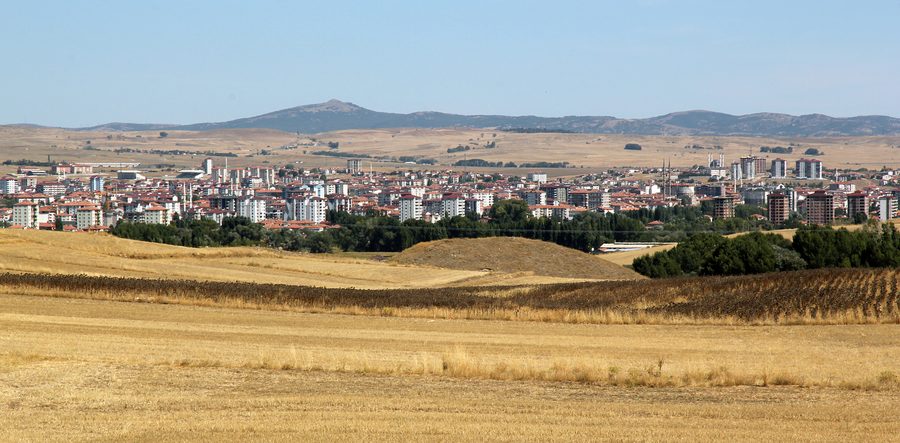 Sorgun, vista da ovest
