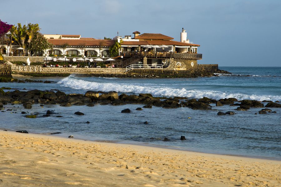 Scena di spiaggia a Sal