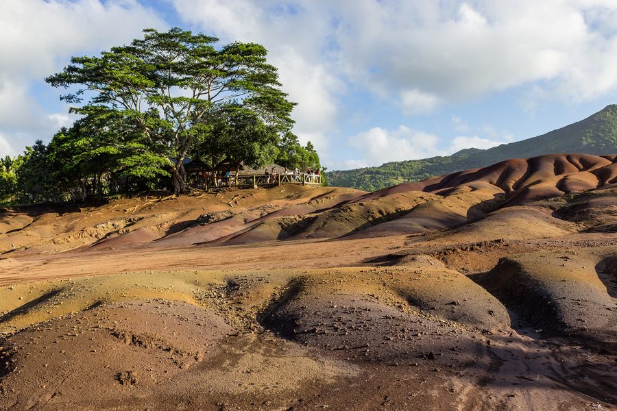 Terra dei Sette Colori di Chamarel a Mauritius