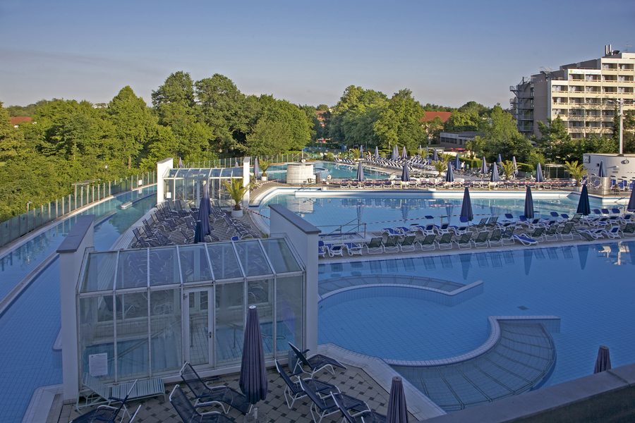 Area esterna della Europa Therme a Bad Füssing