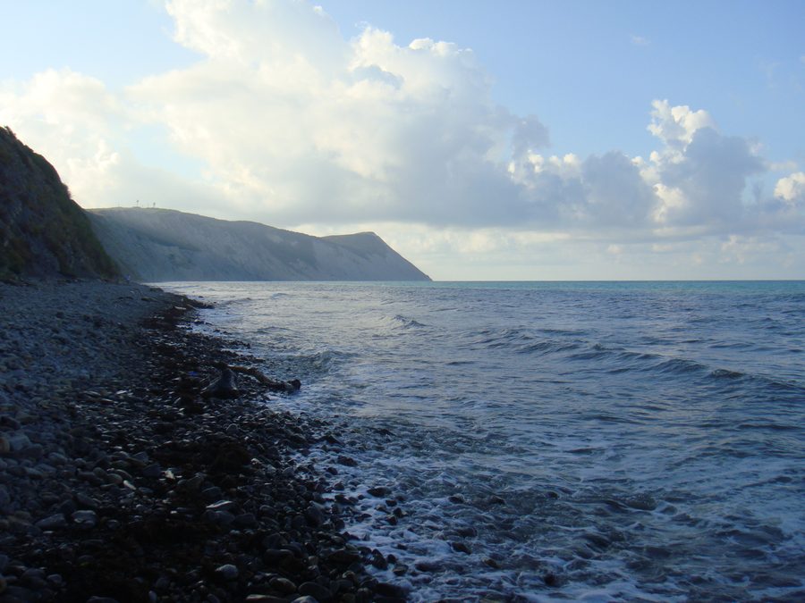 Alta costa sul Mar Nero presso Anapa nella regione di Krasnodar