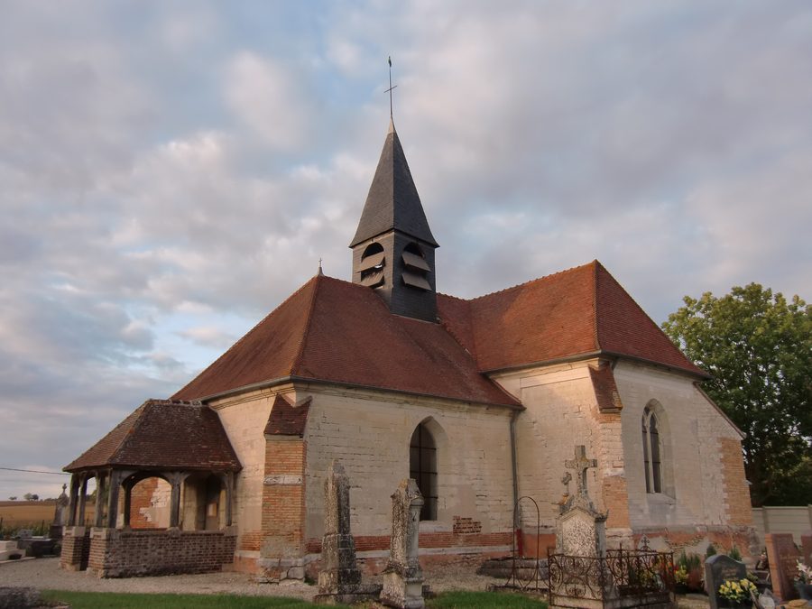 Chiesa di Ruvigny nell'Aube, Champagne, Francia