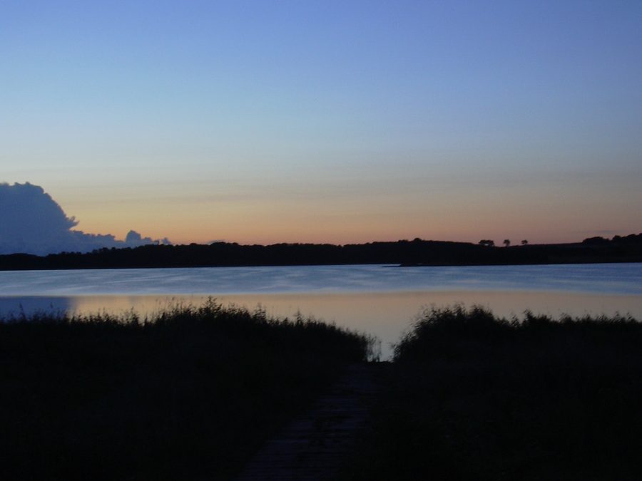 Alba sull’Achterwasser a Usedom