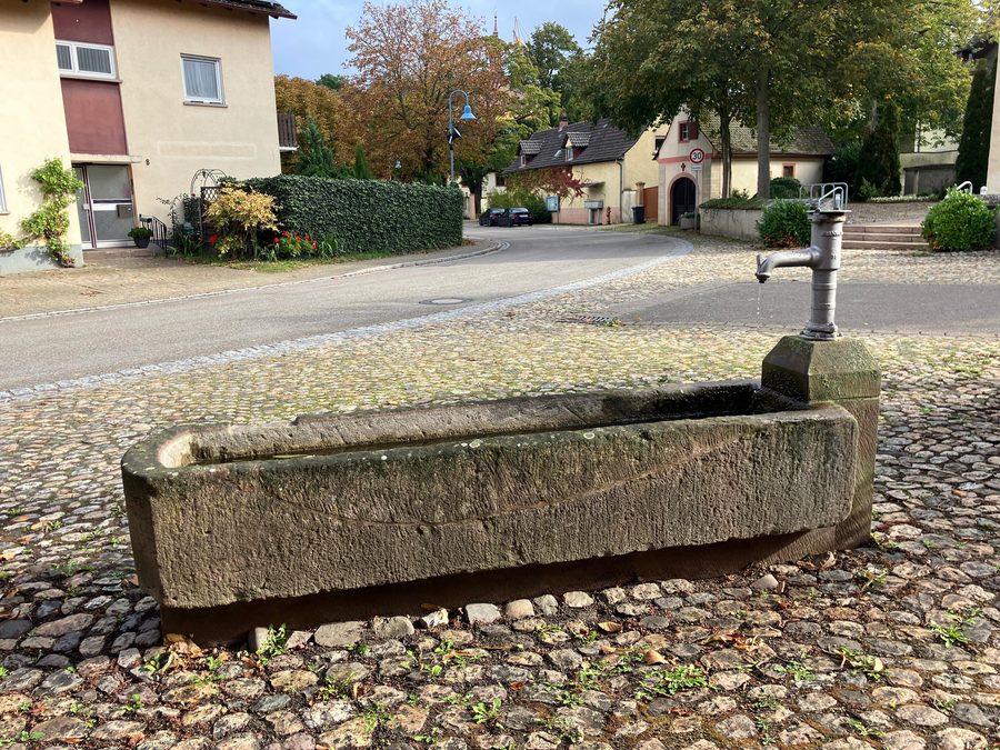 Strada di paese tra Hartheim e Feldkirch