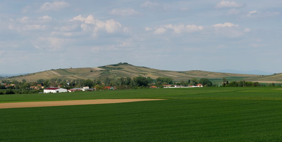 Petersberg nella Rheinhessen, visto da sud