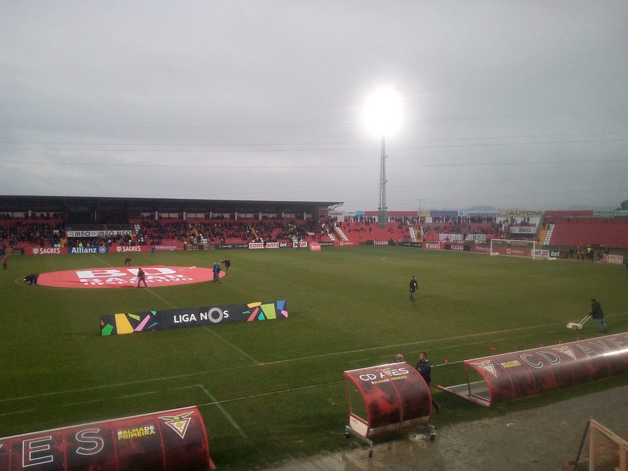 Vista esterna dell'Estádio do CD Aves a Vila das Aves