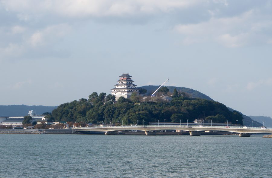 Castello di Karatsu a Karatsu nella prefettura di Saga