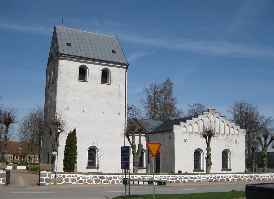 Chiesa di Härslöv in Scania, Svezia