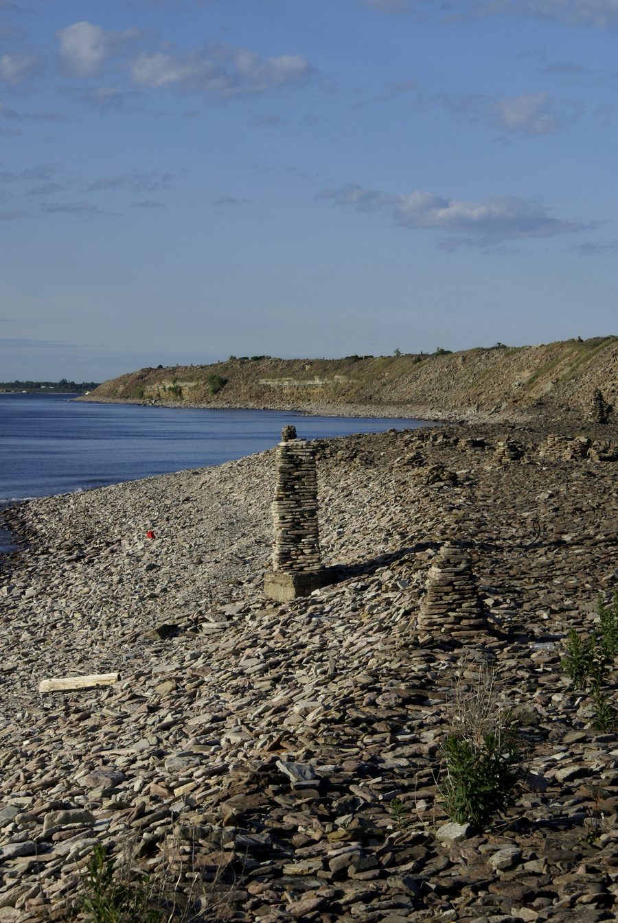 Spiaggia sulla costa occidentale di Öland a sud di Djupvik