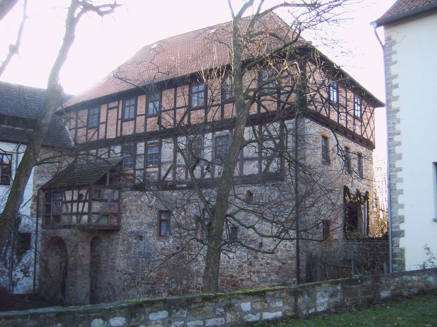 Castello di Ummendorf con porta d'ingresso dal lato nord