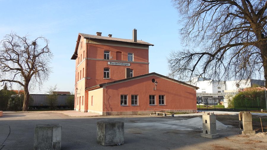 Vecchia stazione ferroviaria a Wassertrüdingen