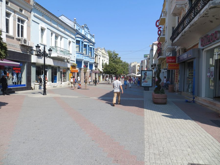 Centro storico di Plovdiv in Bulgaria