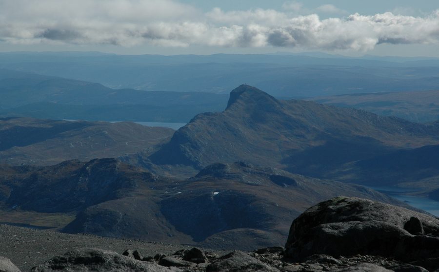 Monte Bitihorn visto dal Rasletind in Norvegia