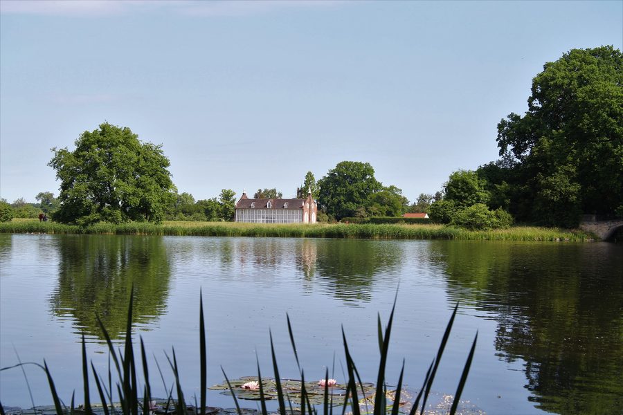 Paesaggio del parco nel patrimonio dei giardini Dessau-Wörlitz