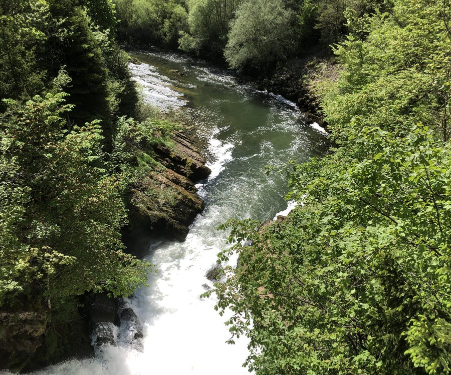 L’Areuse nelle gole dell’Areuse nel cantone di Neuchâtel
