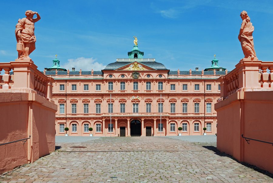 Ingresso al cortile d'onore del Castello di Rastatt