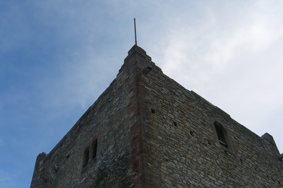 Rovine del castello di Wartenberg presso Muttenz nel cantone di Basilea Campagna