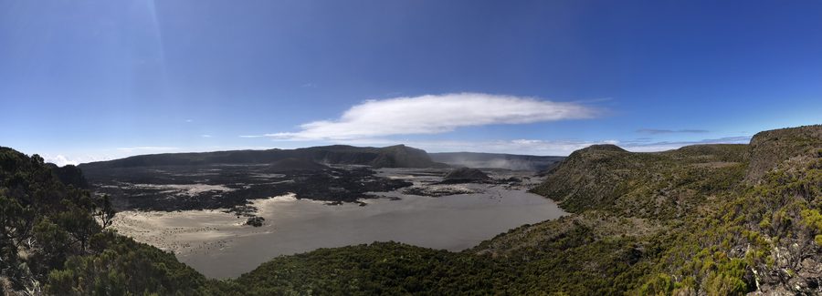 Vista del vulcano Karthala a Grande Comore