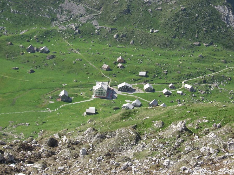 Paesaggio dell’Alpstein presso Meglisalp