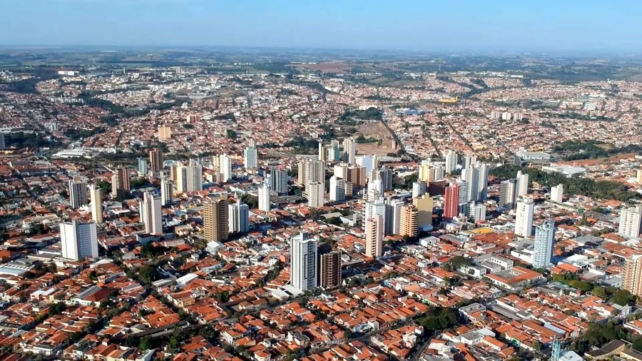 Vista generale di Limeira, São Paulo