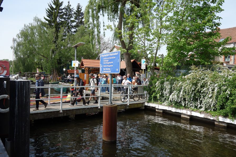 Approdo sul Müggelsee a Berlino-Rahnsdorf