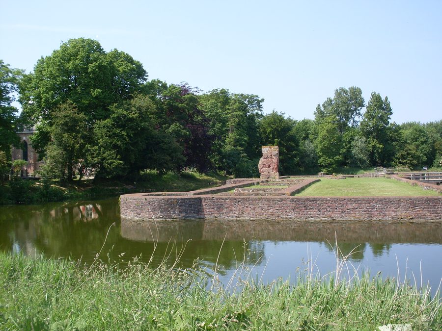 Rovine del Kasteel Egmond a Egmond aan den Hoef