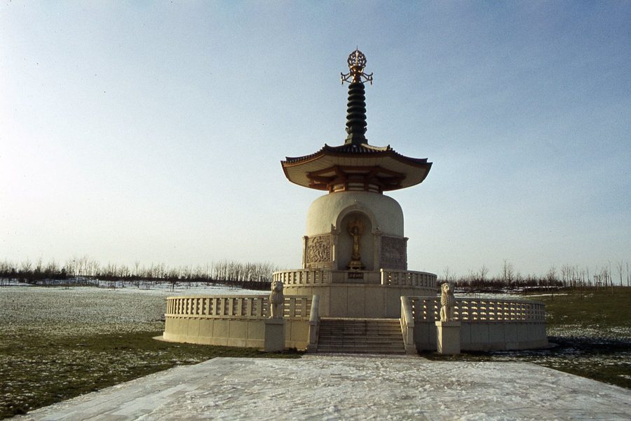 Peace Pagoda a Willen Lake a Milton Keynes