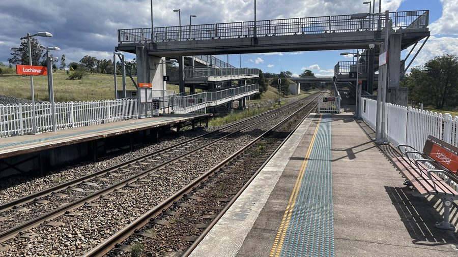 Stazione ferroviaria di Lochinvar nel Nuovo Galles del Sud