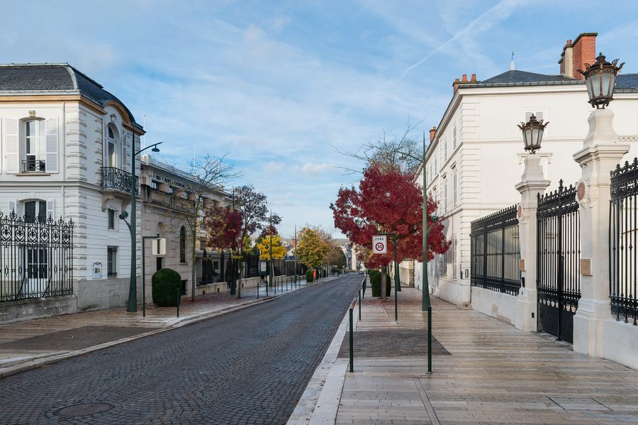 Avenue de Champagne a Épernay, Marne, Francia