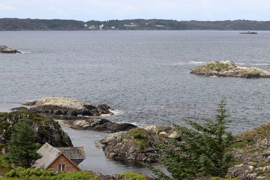 Vista su Stolmen da Lundøy nel comune insulare di Austevoll