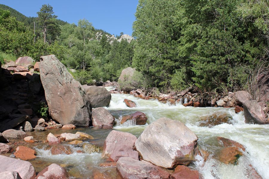 South Boulder Creek nell’Eldorado Canyon State Park in Colorado