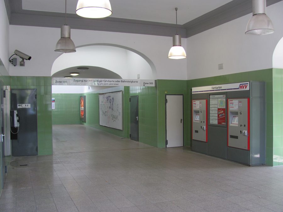 Stazione della U-Bahn di Großhansdorf in Germania
