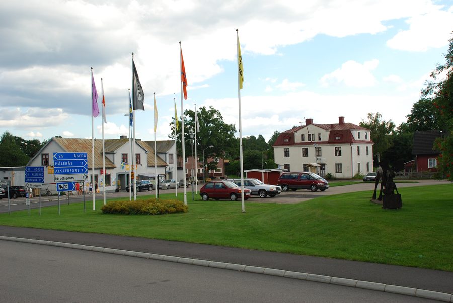 Il centro di Älghult in Svezia