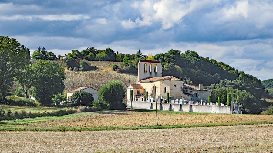 Église Saint-Albin a Prades, Tarn, Francia