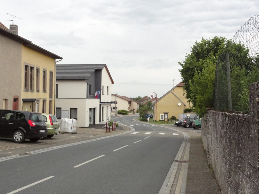 Via principale di Kerprich-aux-Bois in Mosella