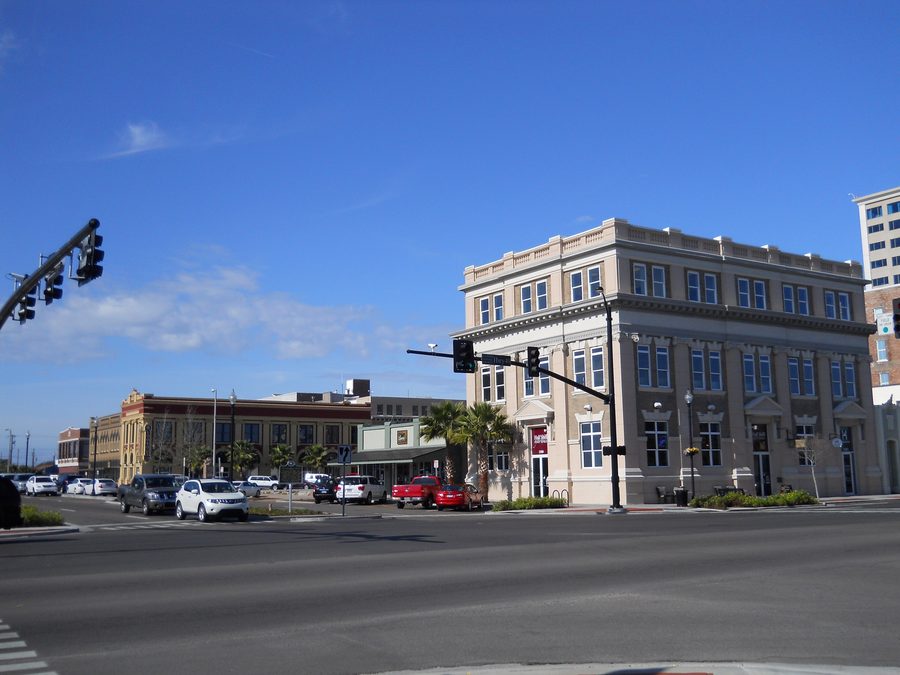 Vista del Gulfport Harbor Square Commercial Historic District a Gulfport, Mississippi