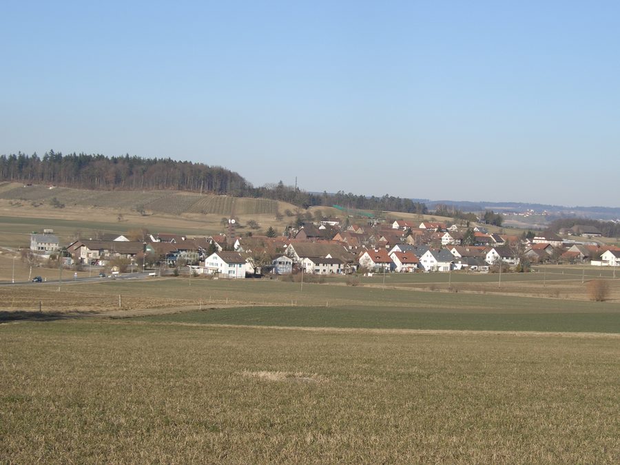Vista di Rickenbach ZH in Svizzera