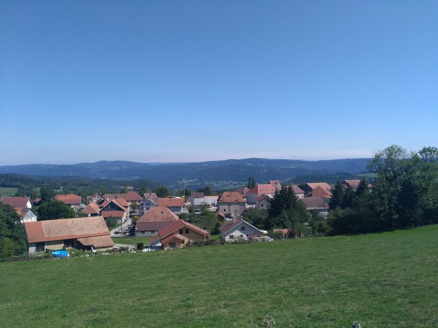Vista del villaggio di Belleherbe