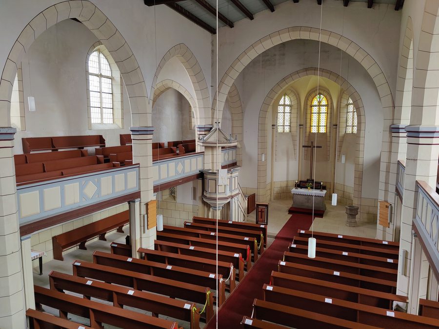 Chiesa evangelica di San Lorenzo a Eilsleben, circondario della Börde, Sassonia-Anhalt